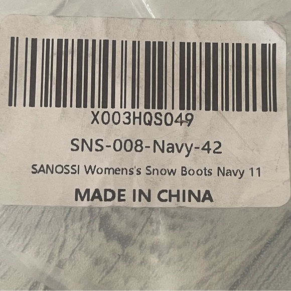 SANOSSI Womens's Snow Boots Non-Slip Outdoor Comfortable Waterproof 11 - Picture 2 of 15